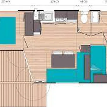 Mobil-home Avec Clim - 5 Pers. - Api-1-52-2941 Campsite